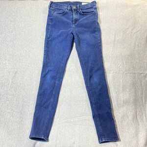 RAG & BONE Jeans Women's SZ 26 Blue Hi Rise Ankle Skinny Stretch Casual Denim